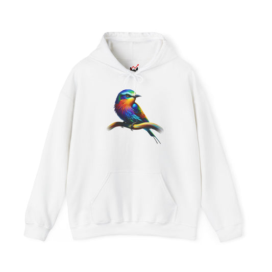 Vibrant Bird Art Hoodie