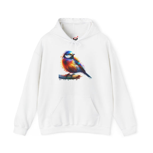 Vibrant Bird Art Hoodie